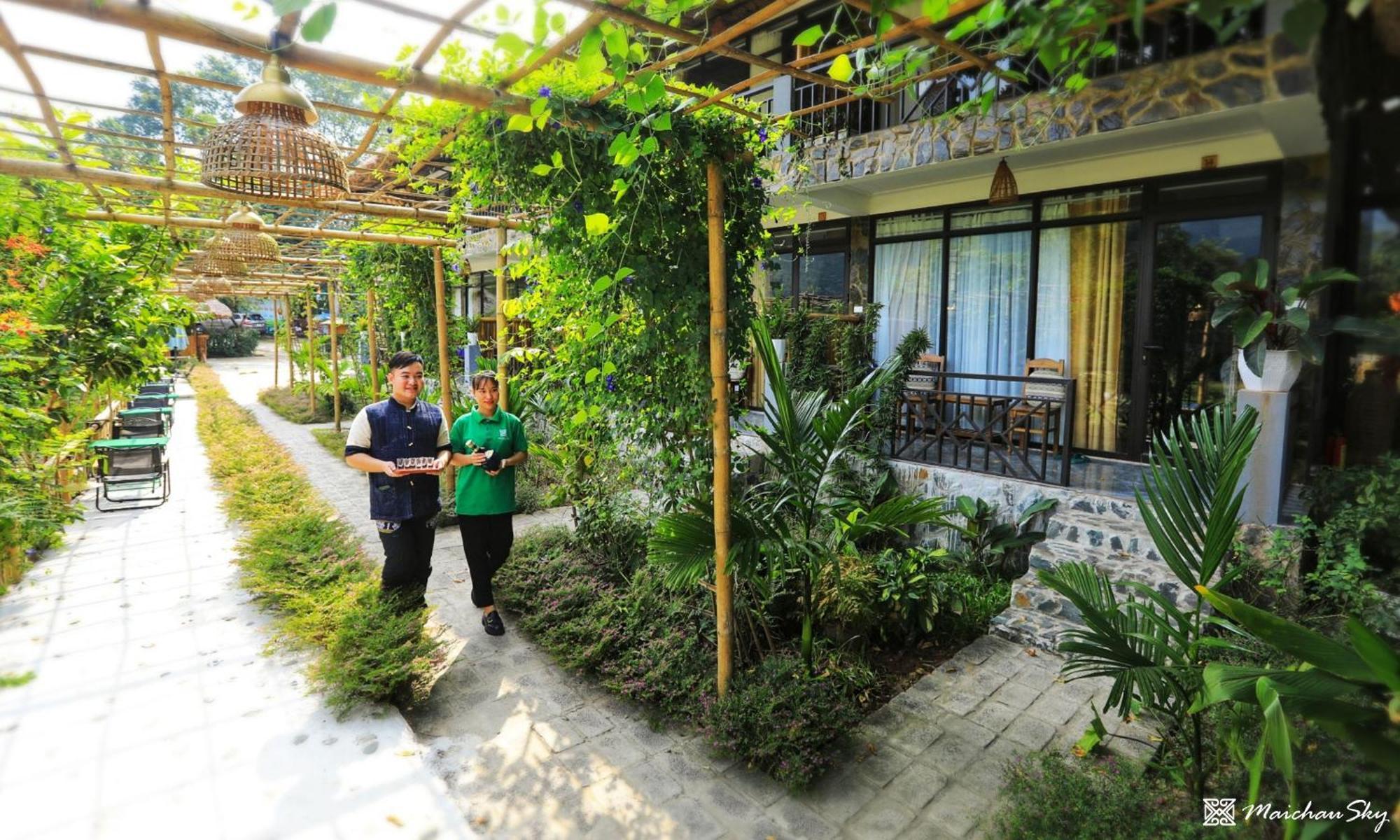 Mai Chau Sky Resort Luaran gambar