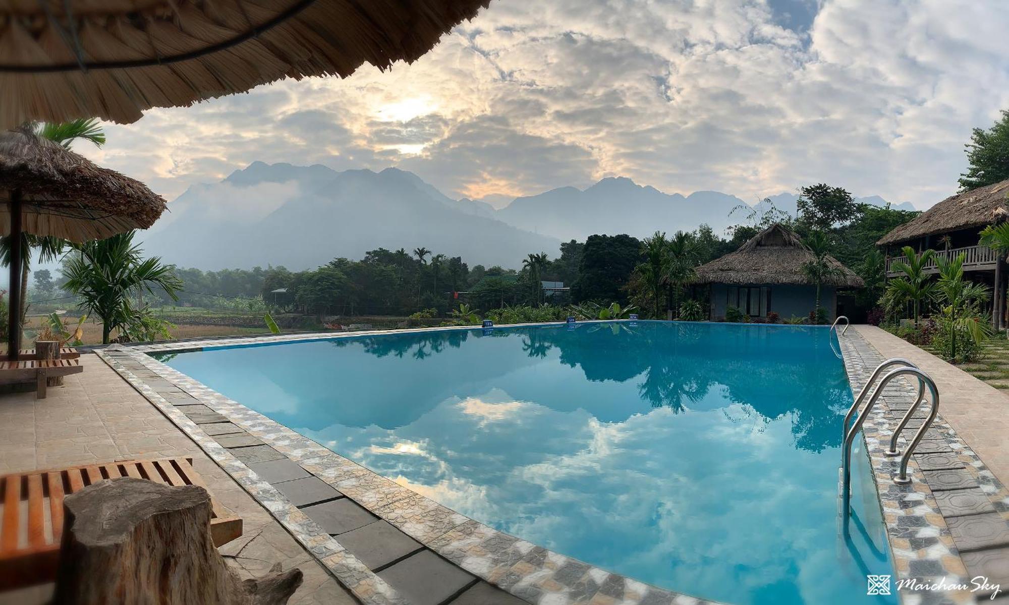 Mai Chau Sky Resort Luaran gambar