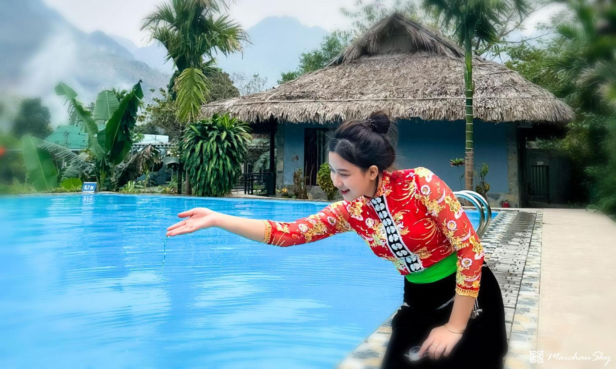Mai Chau Sky Resort Luaran gambar